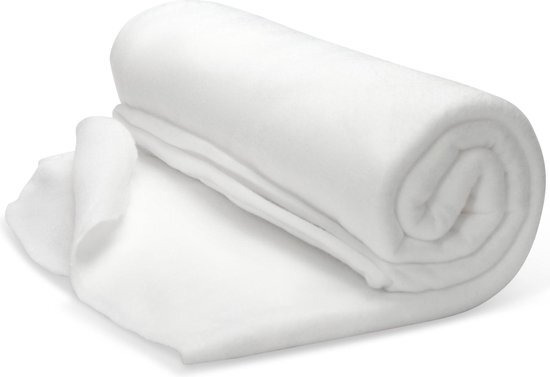 DEGG® - Fleece Plaid - Vakantie deken voor in de auto - Fleece Deken - 130x160 cm - Lichtgewicht - Dekentje - Fijn en Dun - Voor meubels - Voor Dieren en Kinderen - Wit